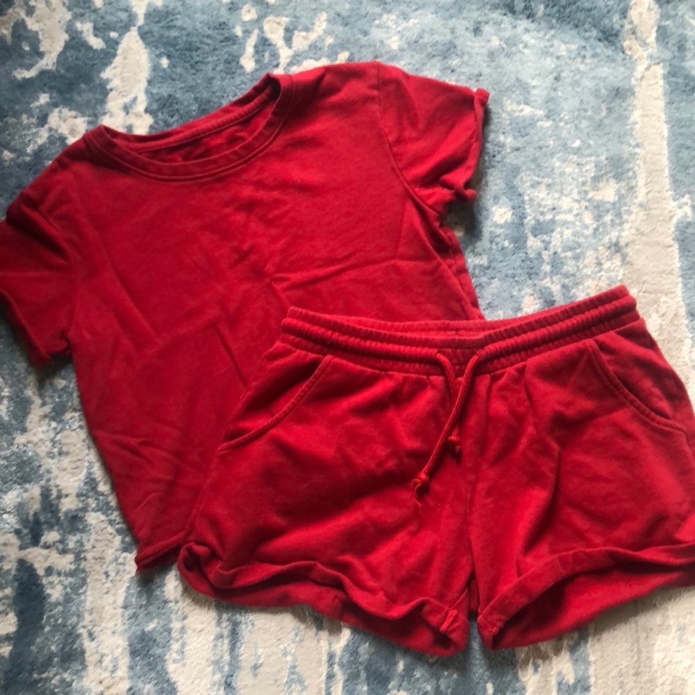 Alphalette Shorts Set